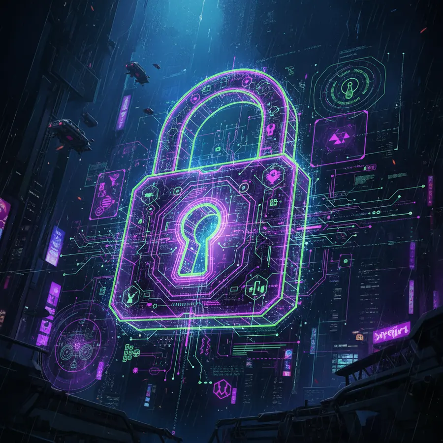 Vortex Market encryption and PGP key protection illustration
